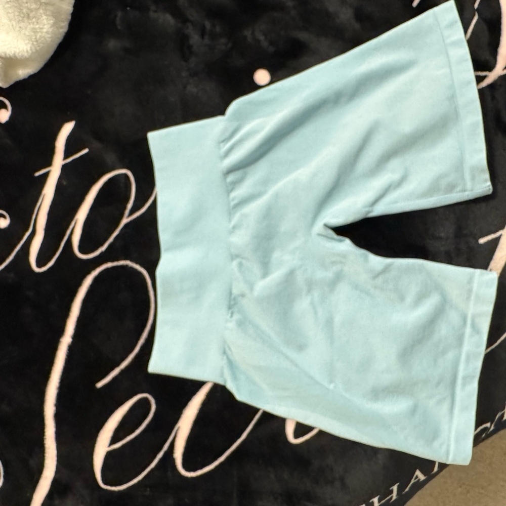 NVGTN Light Blue Women Shorts
